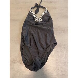 black KONA SOL one piece swimsuit size small